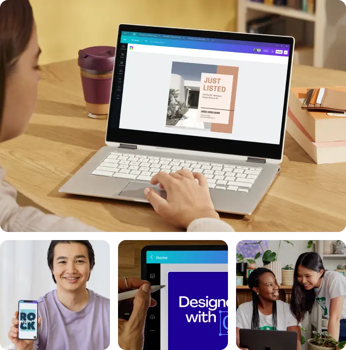 Canva Android app — full graphic design suite on Android smartphone