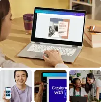 Canva iPhone app — design on iOS mobile with all templates
